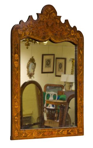 Dutch Marquetry Mirror Early 19thc (1 of 6) Dutch Marquetry Mirror Early 19thc (1 of 6)