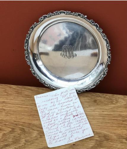 Early 20th Century Tiffany & Co Solid Silver Card Tray / Dish (1 of 7)