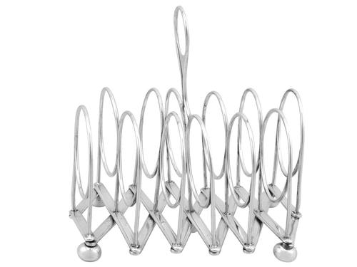 Sterling Silver Expanding Toast Rack - Antique Circa 1800 (1 of 9) Sterling Silver Expanding Toast Rack - Antique Circa 1800 (1 of 9)