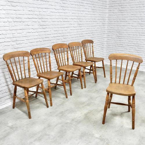 Set of 6 Stickback Windsor Kitchen / Dining Chairs (1 of 6) Set of 6 Stickback Windsor Kitchen / Dining Chairs (1 of 6)