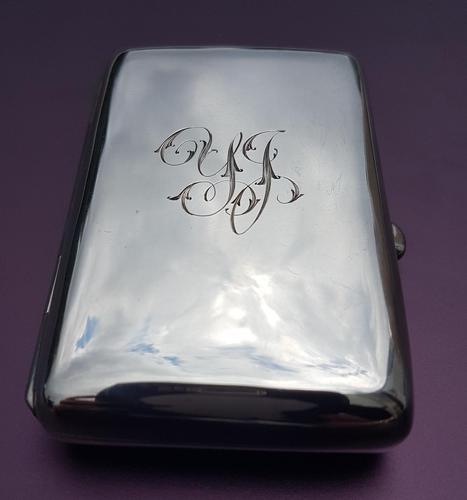 Sterling Silver Cigarette Case - 1900 (1 of 3) Sterling Silver Cigarette Case - 1900 (1 of 3)