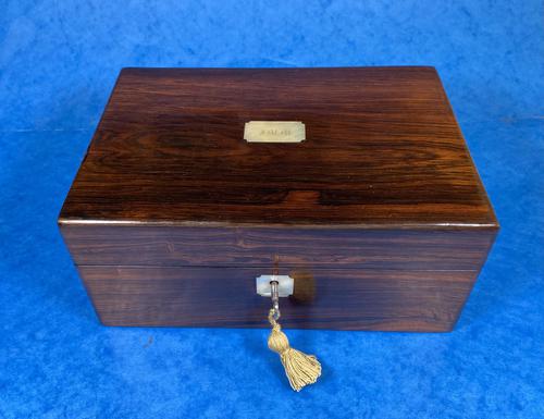 Victorian Rosewood Jewellery Box (1 of 10)