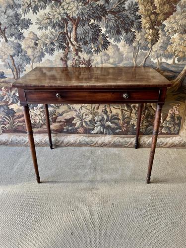 English Georgian Writing Table with Turned Legs (1 of 5) English Georgian Writing Table with Turned Legs (1 of 5)