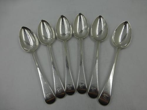 Good Set of 6 George III Silver Table / Soup Spoons London 1807 by Eley & Fearne (1 of 8) Good Set of 6 George III Silver Table / Soup Spoons London 1807 by Eley & Fearne (1 of 8)
