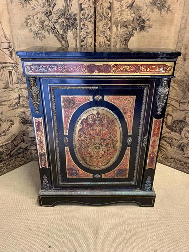 19th Century French Boulle Cabinet with Ormolu Detail (1 of 4)