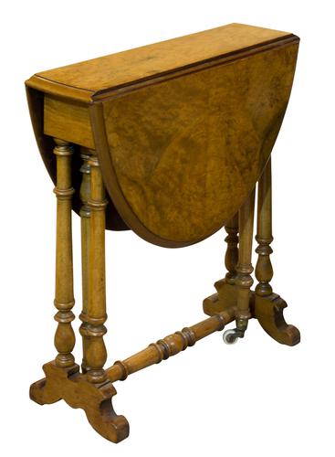 Fine Burr Walnut Sutherland Table (1 of 6) Fine Burr Walnut Sutherland Table (1 of 6)
