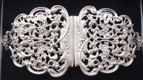 Victorian 1897 Hallmarked Solid Silver 