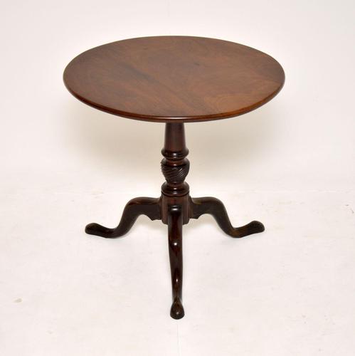 Antique Georgian Snap Top Mahogany Occasional Table (1 of 8) Antique Georgian Snap Top Mahogany Occasional Table (1 of 8)