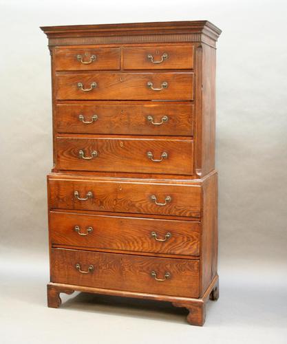 Rare George III Tallboy Chest of Drawers (1 of 15) Rare George III Tallboy Chest of Drawers (1 of 15)