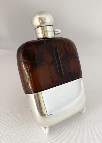 Crocodile & Silver Spirit Flask c.1920 (1 of 8)