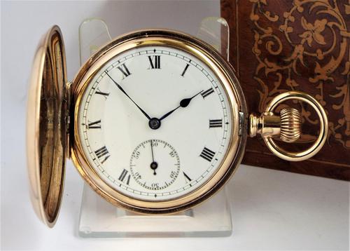 Antique 1920s Swiss Full Hunter Pocket Watch (1 of 6)