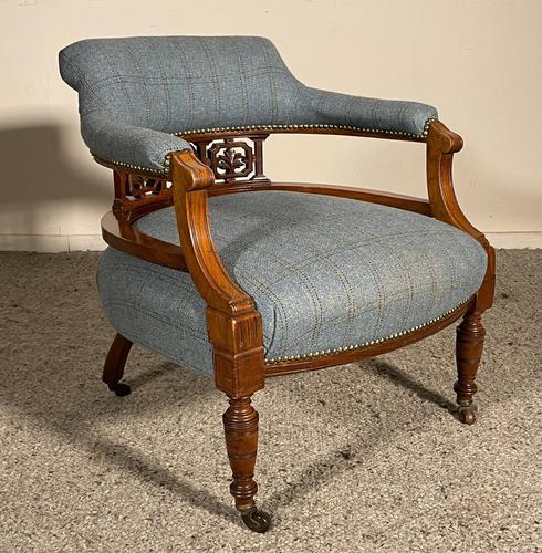 Scottish Armchair In Mahogany Called Tub Chair 19th Century (1 of 7) Scottish Armchair In Mahogany Called Tub Chair 19th Century (1 of 7)