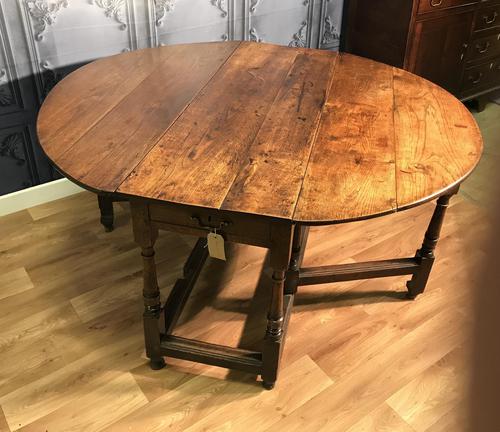 Georgian Oak Drop Leaf Table (1 of 11)