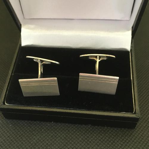 Danish Sterling Silver Cufflinks. 1950s by Firma Silver Cove (1 of 4)