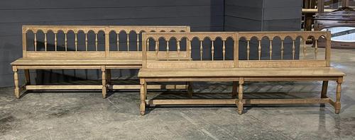 Pair of French 19th Century Dining Benches (1 of 15) Pair of French 19th Century Dining Benches (1 of 15)