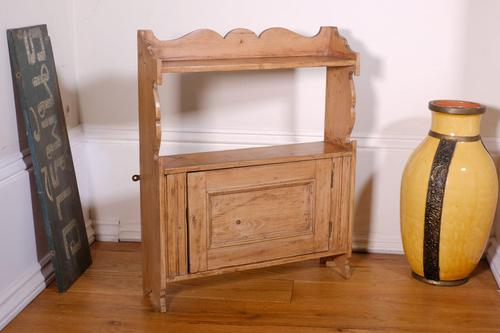 Edwardian Pine Shelf Cupboard (1 of 7)