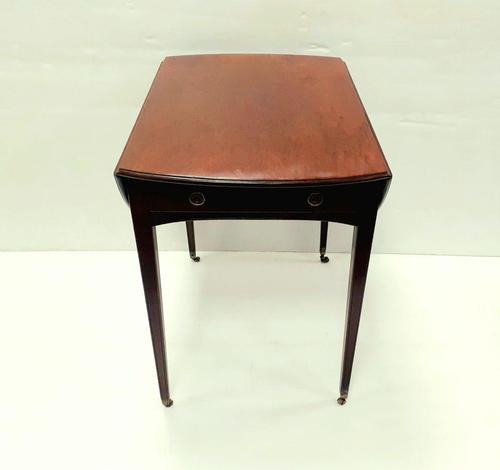 Antique Georgian Mahogany 2 Drawer Pembroke Table (1 of 6) Antique Georgian Mahogany 2 Drawer Pembroke Table (1 of 6)