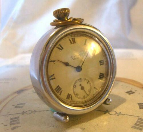 Vintage Smiths or Ingersoll Pocket Watch Case 1940s Original Chrome Bedside Case (1 of 11) Vintage Smiths or Ingersoll Pocket Watch Case 1940s Original Chrome Bedside Case (1 of 11)