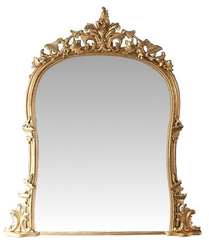 Top Quality Large 19th Century Arch Top Gilt Overmantle Mirror (1 of 3) Top Quality Large 19th Century Arch Top Gilt Overmantle Mirror (1 of 3)