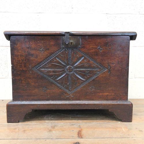 Antique Carved Oak Coffer (1 of 7) Antique Carved Oak Coffer (1 of 7)