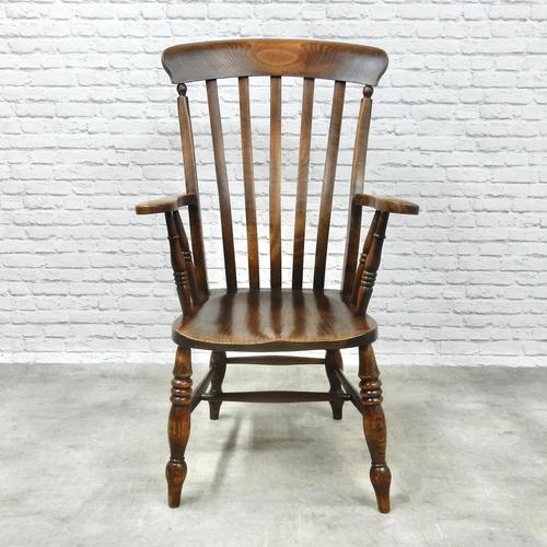 Large Farmhouse Windsor Latheback Armchair (1 of 6)