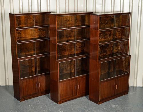 Minty Oxford Vintage Set of 3 Tall Modular Stacking Library Bookcases (1 of 7) Minty Oxford Vintage Set of 3 Tall Modular Stacking Library Bookcases (1 of 7)
