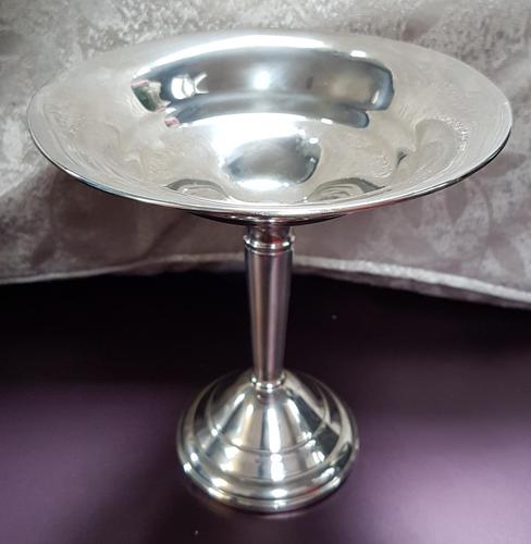 Silver Bon Bon Dish on Pedestal (1 of 3)