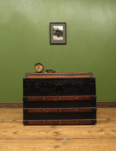 Antique Dome Top Pirates Trunk Storage Chest (1 of 12) Antique Dome Top Pirates Trunk Storage Chest (1 of 12)