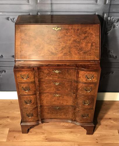 Quality Burr Walnut Bureau (1 of 13)