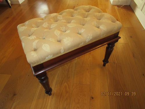 Victorian Turned Leg Stool (1 of 4)