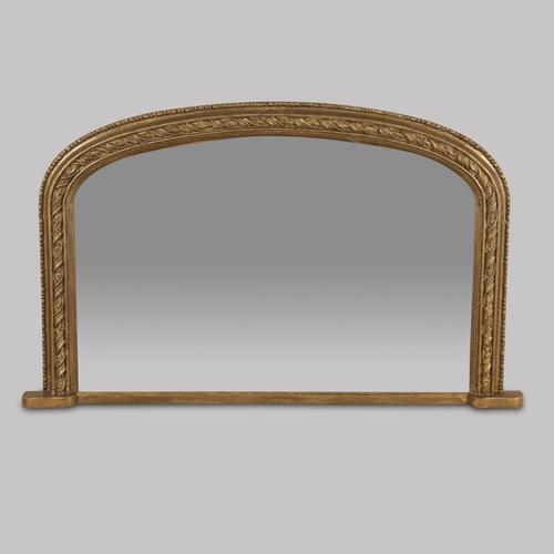 Smaller Victorian Overmantel Mirror (1 of 4)