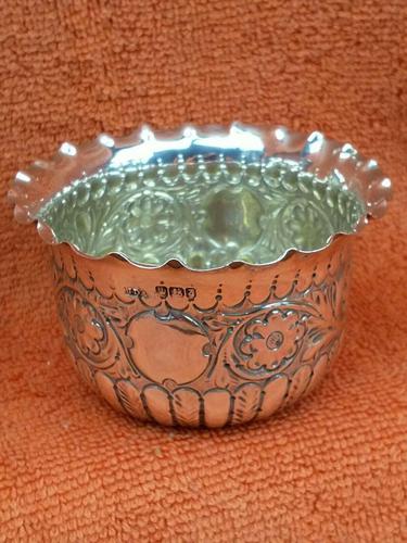 Antique Sterling Silver Hallmarked 1.4oz Sugar Bowl 1892 Sheffield, James Dixon & Sons Ltd (1 of 8)