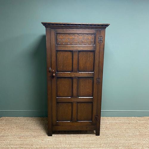 Quality Oak Antique Hall Wardrobe by Wylie & Lochhead (1 of 7)