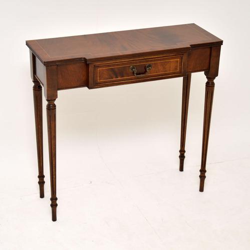 Antique Georgian Style Mahogany Console Table (1 of 7)