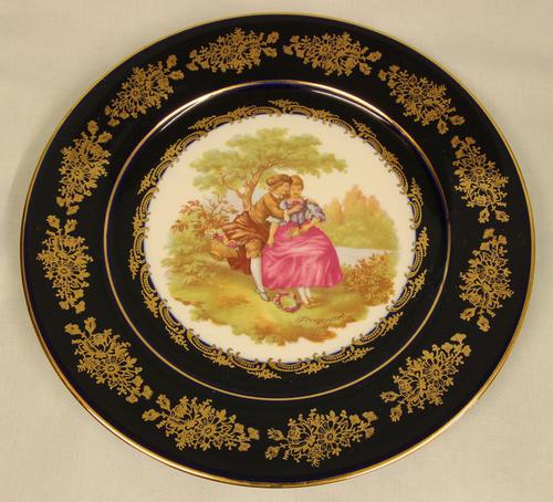 Antique Style Limoges Cabinet Plate (1 of 3) Antique Style Limoges Cabinet Plate (1 of 3)