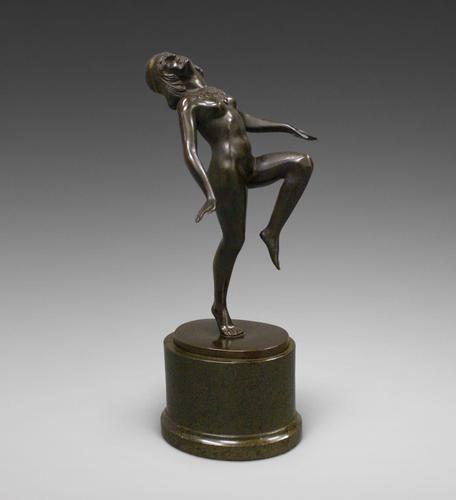 Art Deco Bronze Figure of a Dancing Nude (1 of 6) Art Deco Bronze Figure of a Dancing Nude (1 of 6)