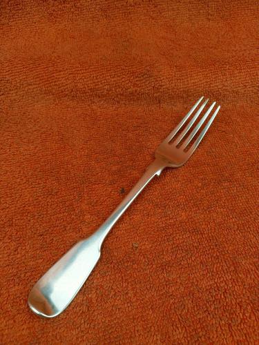 Antique Sterling Silver Hallmarked 1851, 175mm  Fork, George Aldwinckle, London (1 of 8)