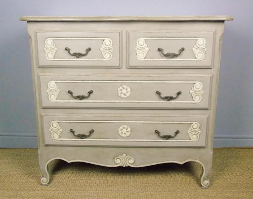 Attractive Hand Painted French Chest of Drawers (1 of 8)