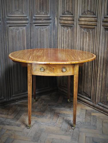 Small George III Sheraton Pembroke table (1 of 6)