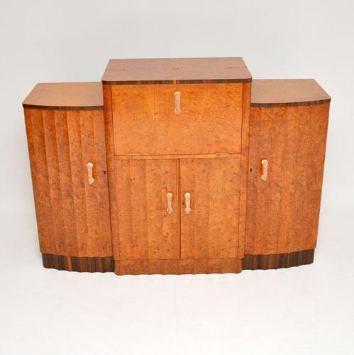 Art Deco Burr Walnut Cocktail Cabinet / Sideboard by Epstein (1 of 12)