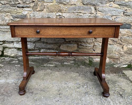 Antique Regency Mahogany Library Table (1 of 14) Antique Regency Mahogany Library Table (1 of 14)