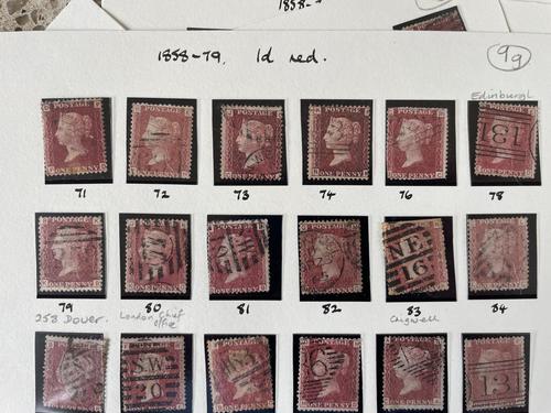 thumbnail image 2 of Penny Red And Twopenny Blue Stamps From Great Britain 2 of 12