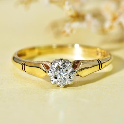 The Vintage 1973 Eight Cut Diamond Solitaire Ring (1 of 5)