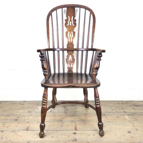 Antique Ash & Elm Windsor Armchair (1 of 11)