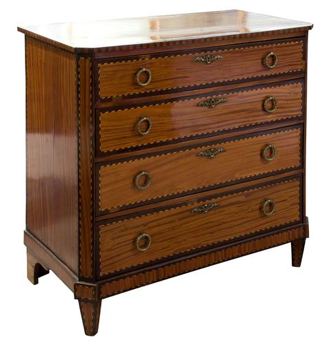 Small Dutch Satinwood Chest of Drawers (1 of 8) Small Dutch Satinwood Chest of Drawers (1 of 8)