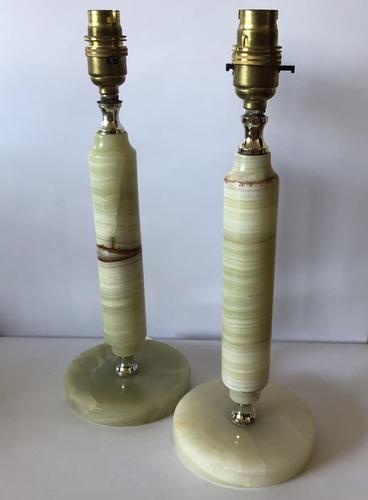 Pair of 1970’s Onyx Table Lamps (1 of 4) Pair of 1970’s Onyx Table Lamps (1 of 4)