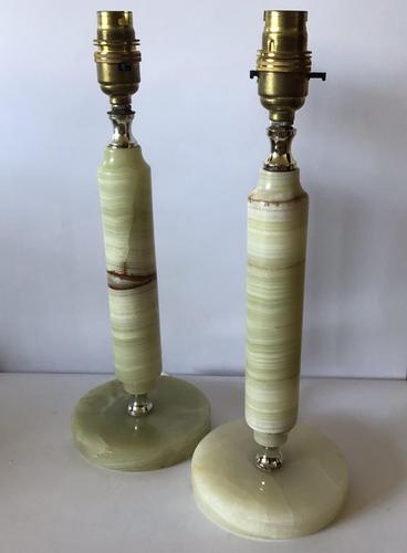 Pair of 1970’s Onyx Table Lamps (1 of 4)