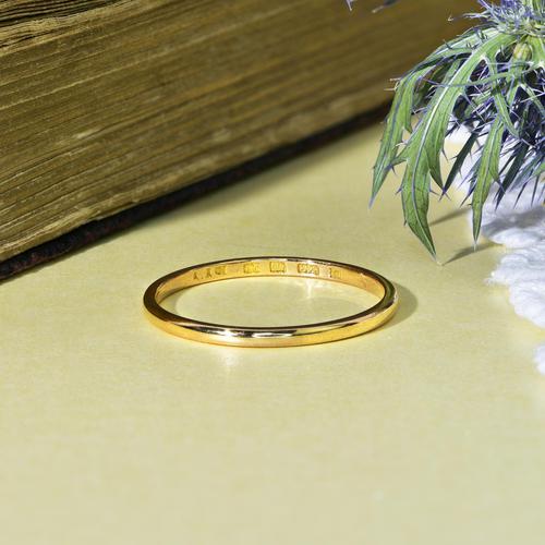 The Vintage 1930 22ct Gold Wedding Ring (1 of 2) The Vintage 1930 22ct Gold Wedding Ring (1 of 2)