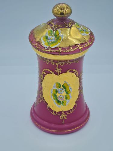 Antique Opaline Glass Jar (1 of 10) Antique Opaline Glass Jar (1 of 10)