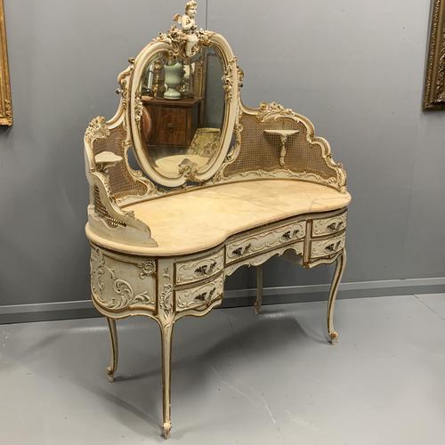 Grand Scale Italian Painted Dressing Table (1 of 8) Grand Scale Italian Painted Dressing Table (1 of 8)